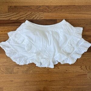 Abercrombie & Fitch | High Rise Layered Ruffle Mini Skort